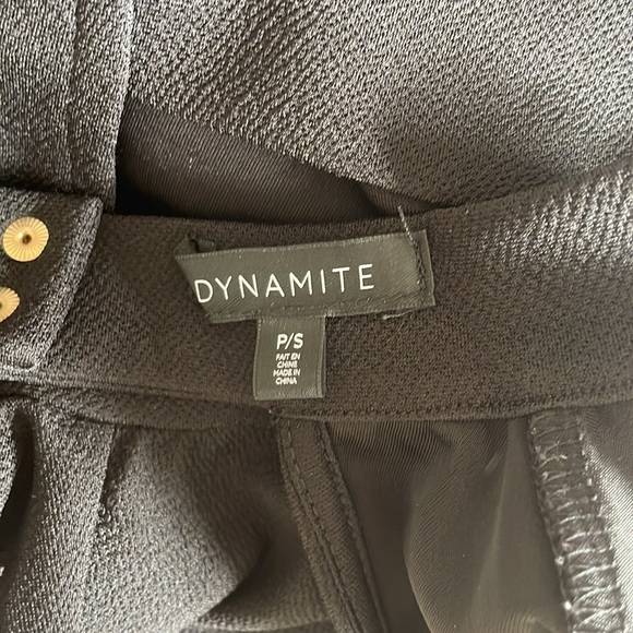 Dynamite mock neck/open back bodysuit - Black - Small - Picture 6 of 7
